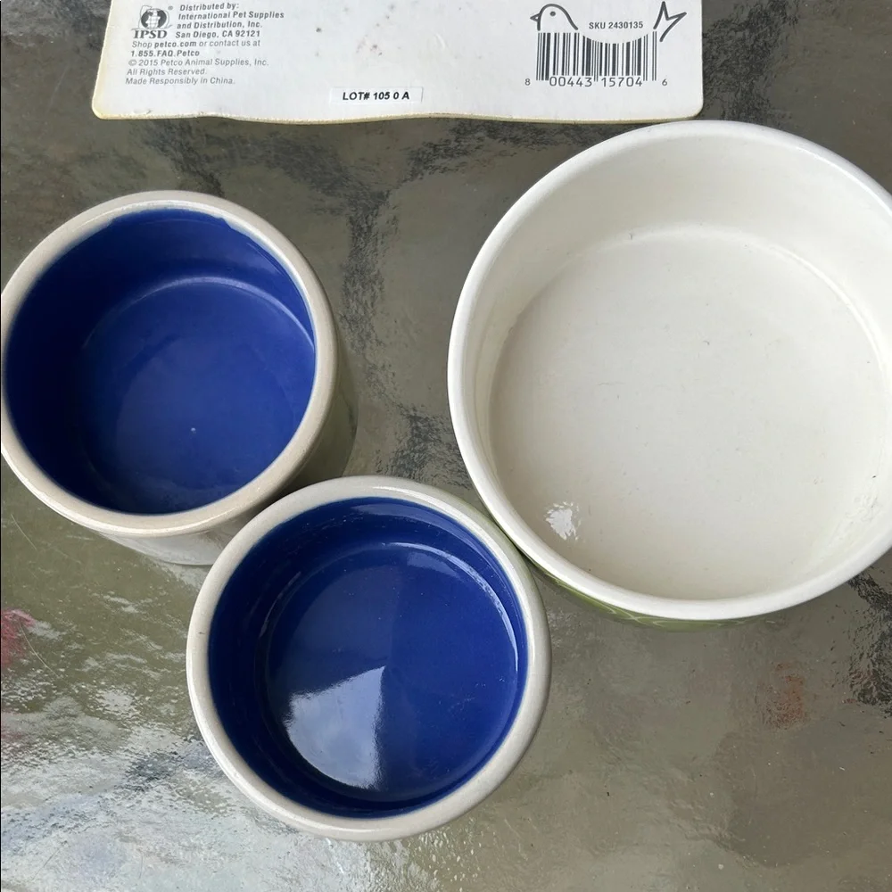 You & Me Bird Toy with Feeding Bowls